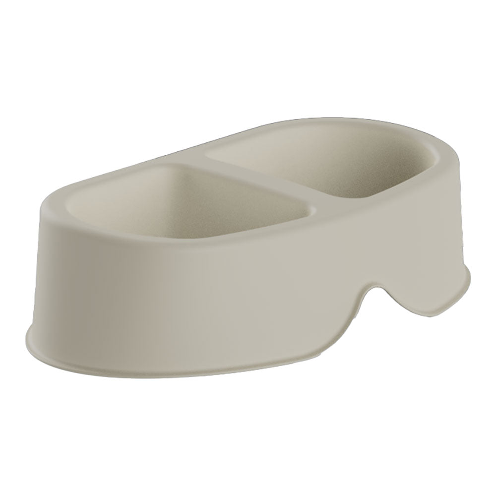 Comedouro duplo capacidade: ambos 0,5l cor ecru 20138 ec plastiken_0