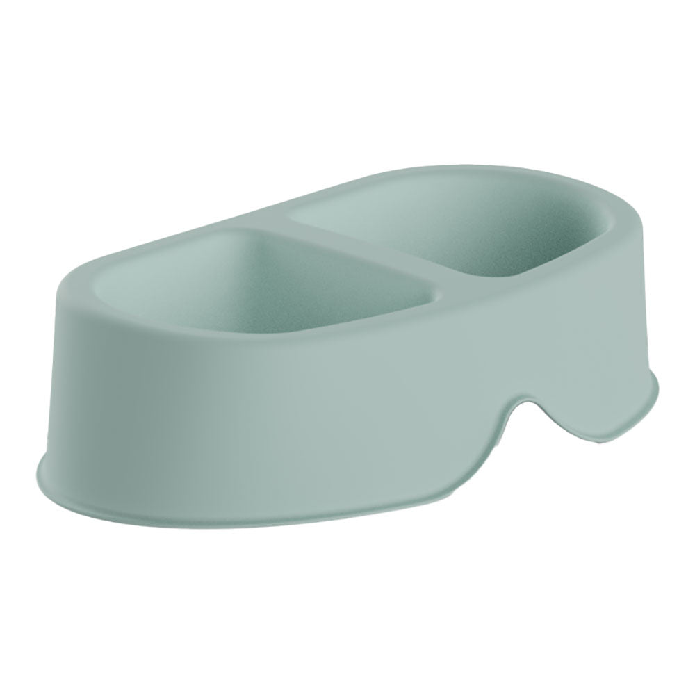 Comedouro duplo capacidade: ambos 0,5l cor menta 20138 men plastiken_0