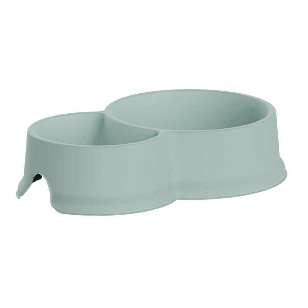 Comedouro duplo capacidade: 0,3 e 0,65l cor menta 20144 men plastiken_0