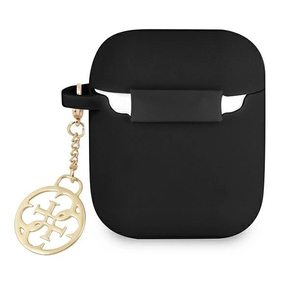 Guess GUA2LSC4EK AirPods 1/2 cover black/black Silicone Charm 4G Collection_1
