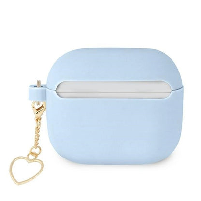 Guess GUA3LSCHSB AirPods 3 cover blue/blue Silicone Charm Heart Collection_1