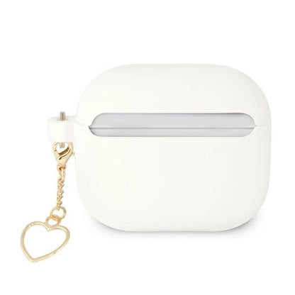 Guess GUA3LSCHSH AirPods 3 cover white/white Silicone Charm Heart Collection_1