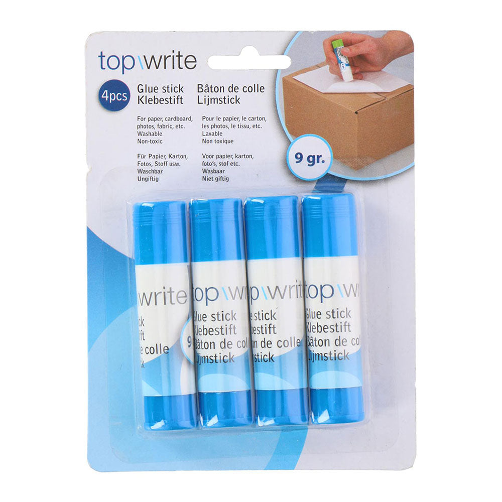 Pack 4 tubos de cola 9g topwrite_0