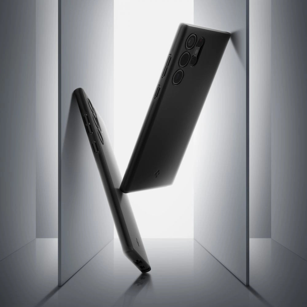 Spigen Thin Fit Case for Samsung Galaxy S22 Ultra - Black_10