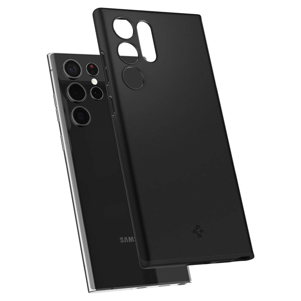 Spigen Thin Fit Case for Samsung Galaxy S22 Ultra - Black_8
