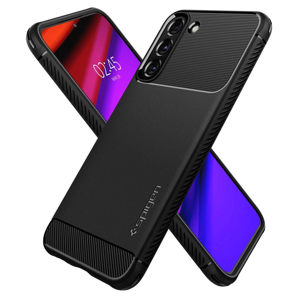 Spigen Rugged Armor Case for Samsung Galaxy S22 - Matte Black_6