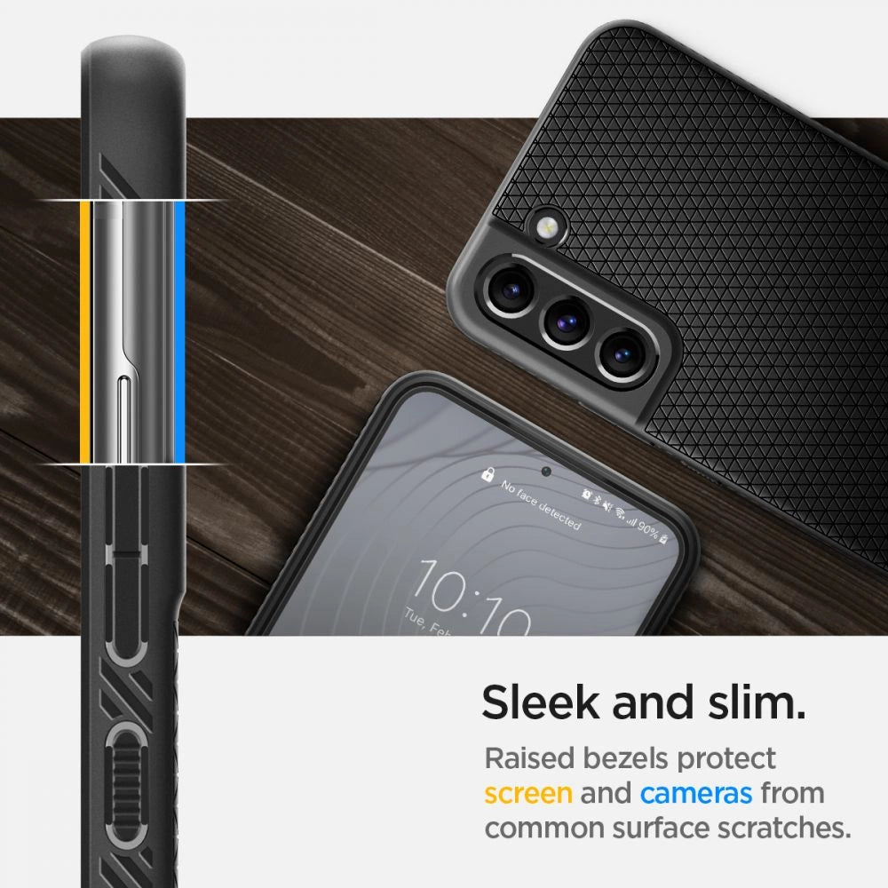 Spigen Liquid Air Case for Samsung Galaxy S22 - Matte Black_11