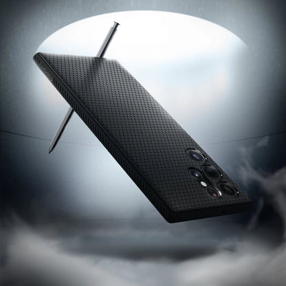 Spigen Liquid Air Case for Samsung Galaxy S22 Ultra - Matte Black_6