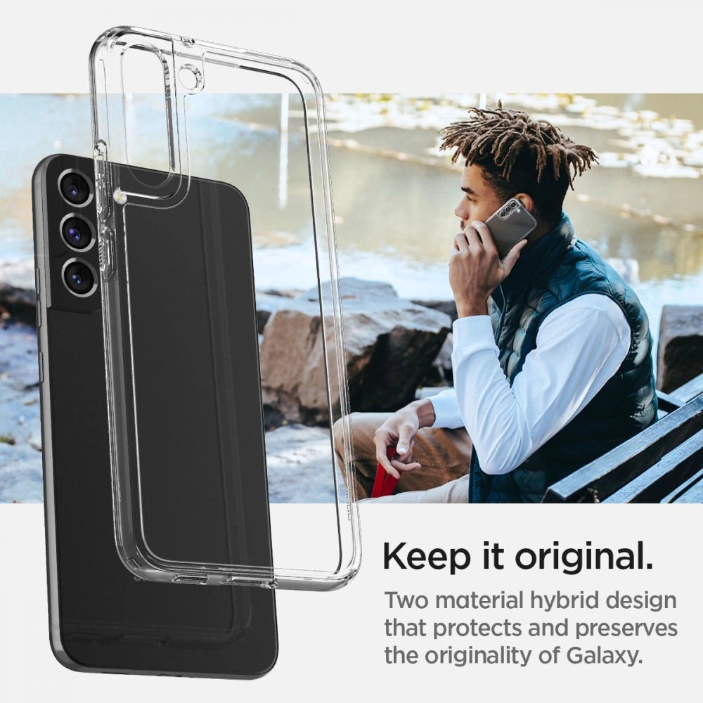 Spigen Ultra Hybrid Case for Samsung Galaxy S22 - Clear_8