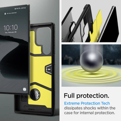 Spigen Tough Armor Case for Samsung Galaxy S22 Ultra - Black_11
