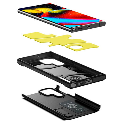 Spigen Tough Armor Case for Samsung Galaxy S22 Ultra - Black_6