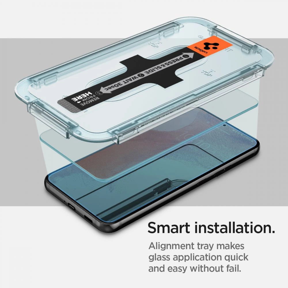 Spigen Glas.tR EZ Fit Tempered Glass for Samsung Galaxy S22 - 2 pcs._7