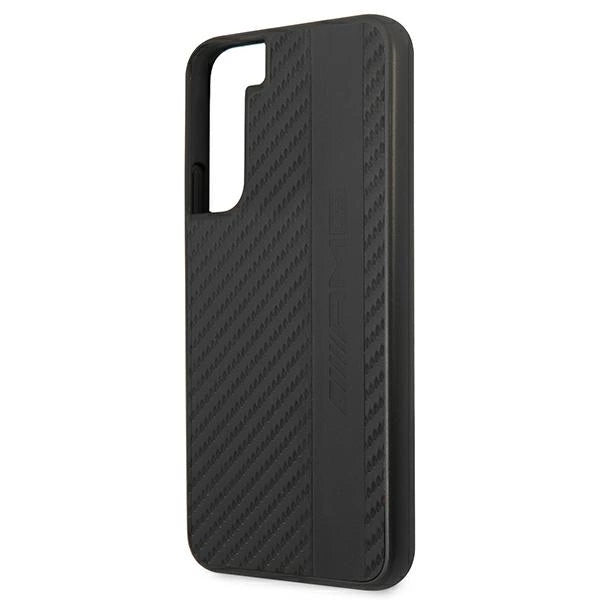 AMG AMHCS22MBLSCA S22+ S906 czarny/black hardcase Carbon Stripe&Embossed_5