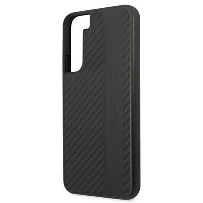 AMG AMHCS22MBLSCA S22+ S906 czarny/black hardcase Carbon Stripe&Embossed_5