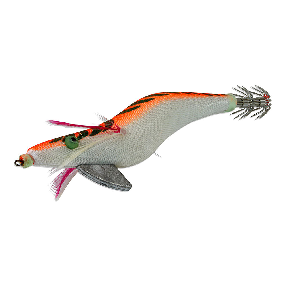 Isca artificial especial para pesca de lulas e cutterfish. barriga branca cor laranja 135 mm_0