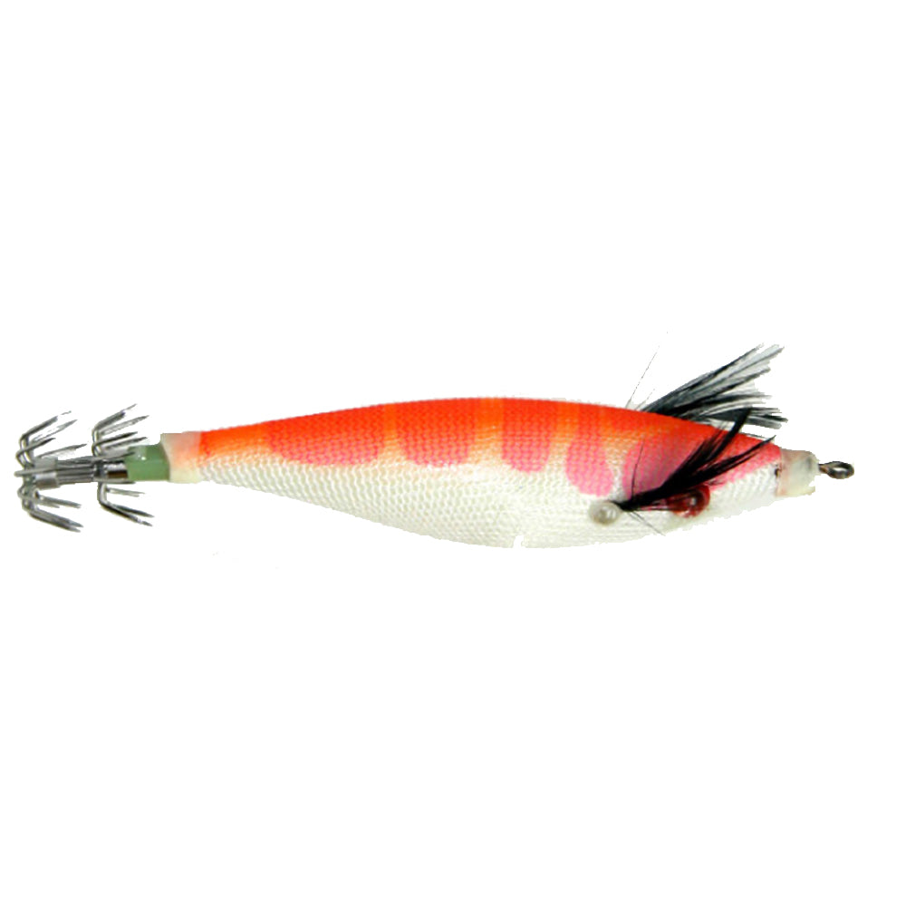 PÃ¡ssaro para pesca de lulas e cuttlutklet em barco, 100 mm cor vermelha barriga branca_0