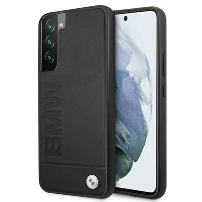 Etui BMW BMHCS22MSLLBK S22+ S906 czarny/black hardcase Signature Logo Imprint_0