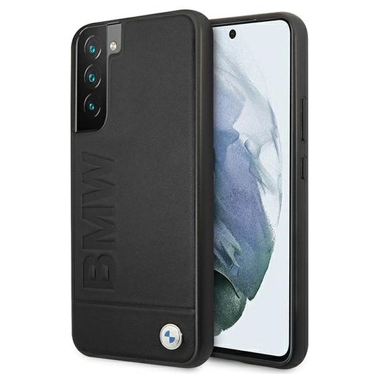 Etui BMW BMHCS22MSLLBK S22+ S906 czarny/black hardcase Signature Logo Imprint_0