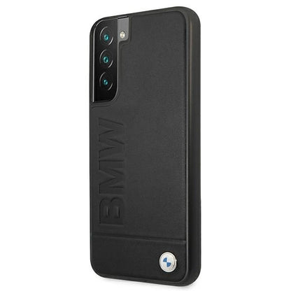 Etui BMW BMHCS22MSLLBK S22+ S906 czarny/black hardcase Signature Logo Imprint_1