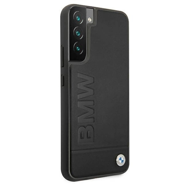 Etui BMW BMHCS22MSLLBK S22+ S906 czarny/black hardcase Signature Logo Imprint_3