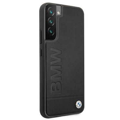 Etui BMW BMHCS22MSLLBK S22+ S906 czarny/black hardcase Signature Logo Imprint_3