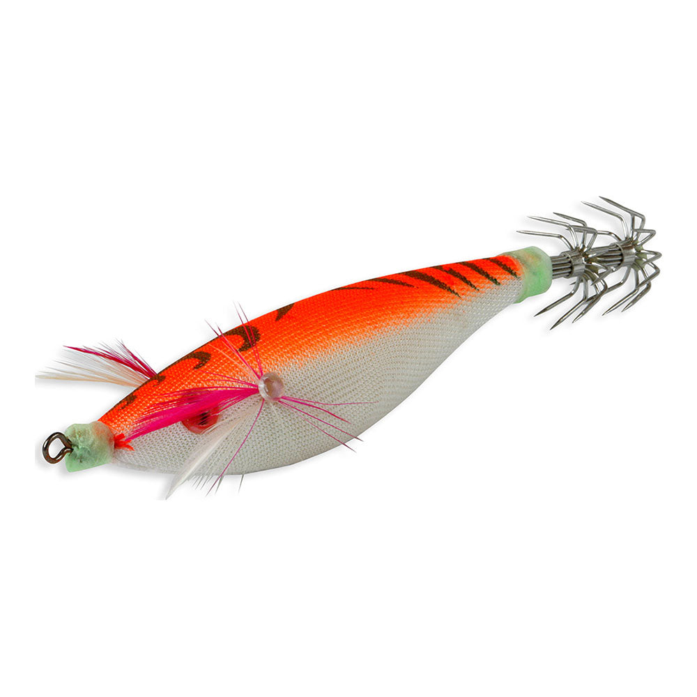PÃ¡ssaro para pesca de lulas e costelo em barco, 100 mm cor laranja barriga branca_0
