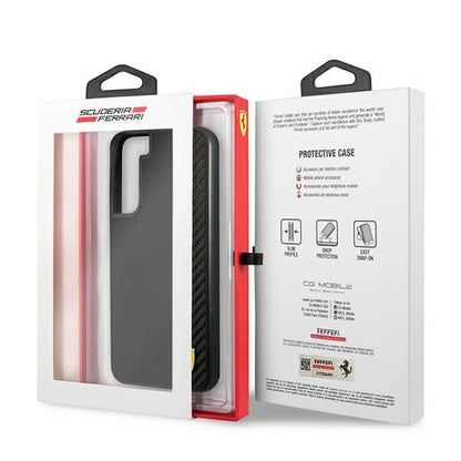 Ferrari FESAXHCS22MBK S22+ S906 black/black hardcase On Track Carbon Stripe_7