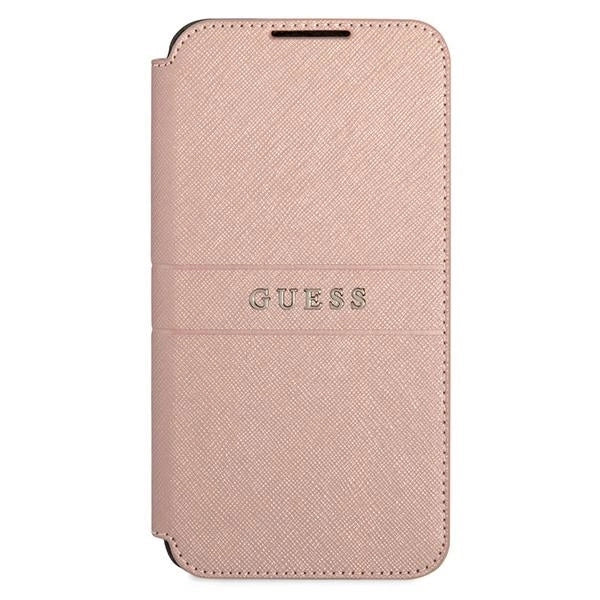 Guess GUBKS22MPSASBPI S22+ S906 pink/pink book Saffiano Stripes_1