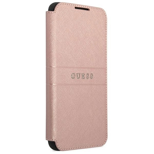 Guess GUBKS22MPSASBPI S22+ S906 pink/pink book Saffiano Stripes_2