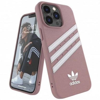 Adidas OR Moulded Case PU iPhone 13 Pro / 13 6,1" różowy/pink 47808_0