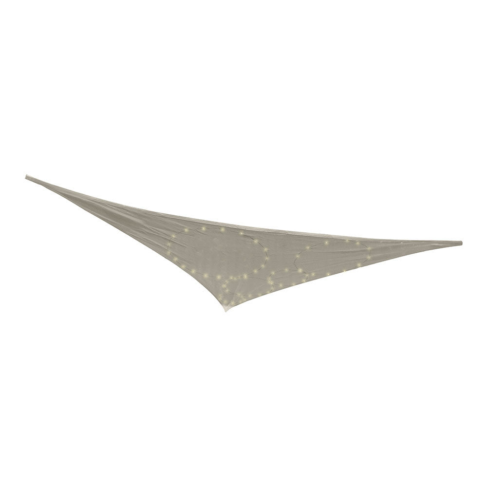 Toldo de ocultaÃ§Ã£o com led solar para exterior 300x300x300cm. cor cinzento 899189_0