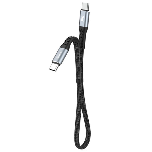 Dudao L10C USB-C - USB-C PD cable 100W 5A 0.23m - black_0