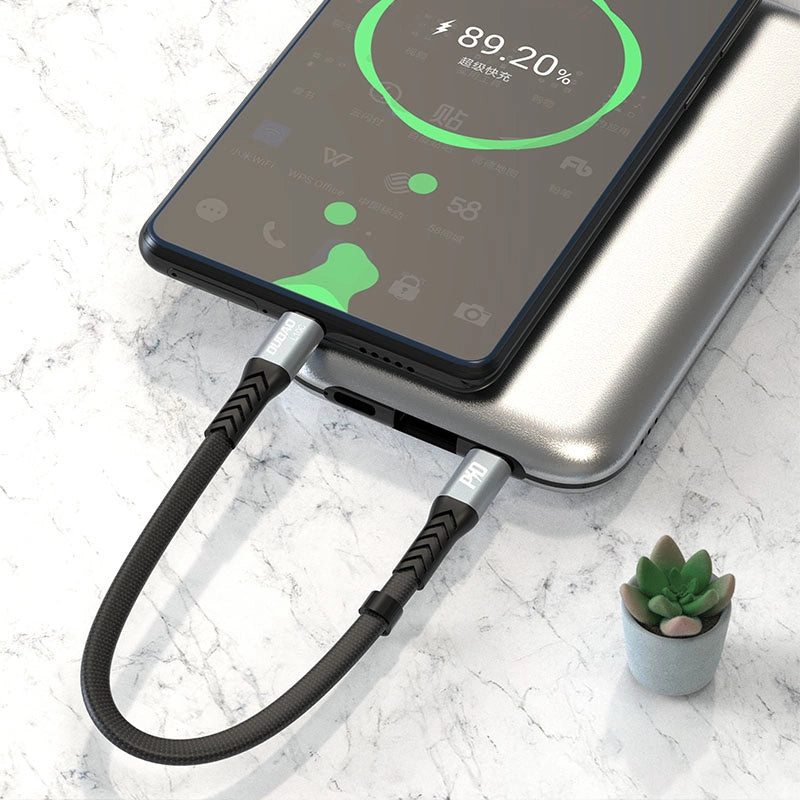 Dudao L10C USB-C - USB-C PD cable 100W 5A 0.23m - black_6