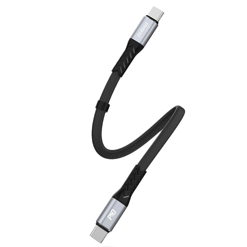 Dudao L10C USB-C - USB-C PD cable 100W 5A 0.23m - black_1