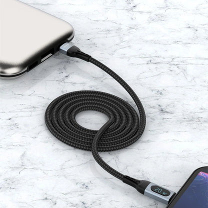 Dudao USB Type C - Lightning cable fast charging PD 20W 1m black (L7MaxL)_1