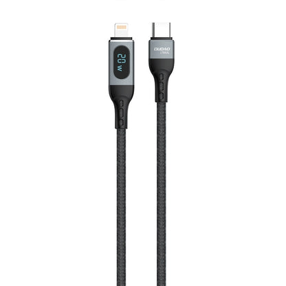 Dudao USB Type C - Lightning cable fast charging PD 20W 1m black (L7MaxL)_0