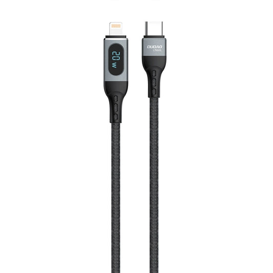 Dudao USB Type C - Lightning cable fast charging PD 20W 1m black (L7MaxL)_0