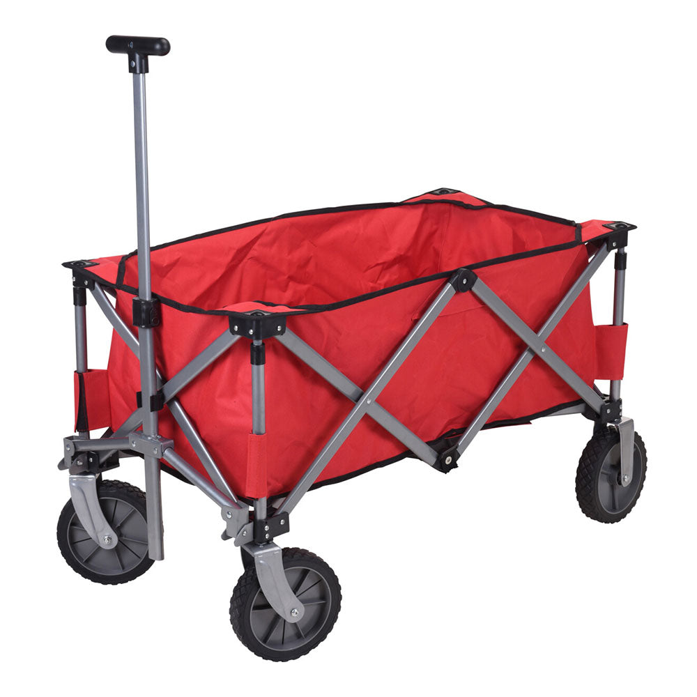 Carrinho de praia dobrÃ¡vel 79x107x54cm cor vermelho_0
