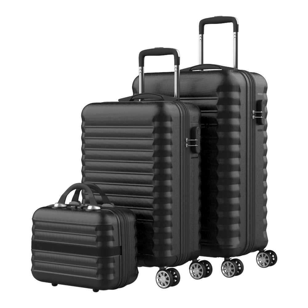 Conjunto de 3 malas pretas upfly 53cm,63c y,31cm 1200497 numada_0
