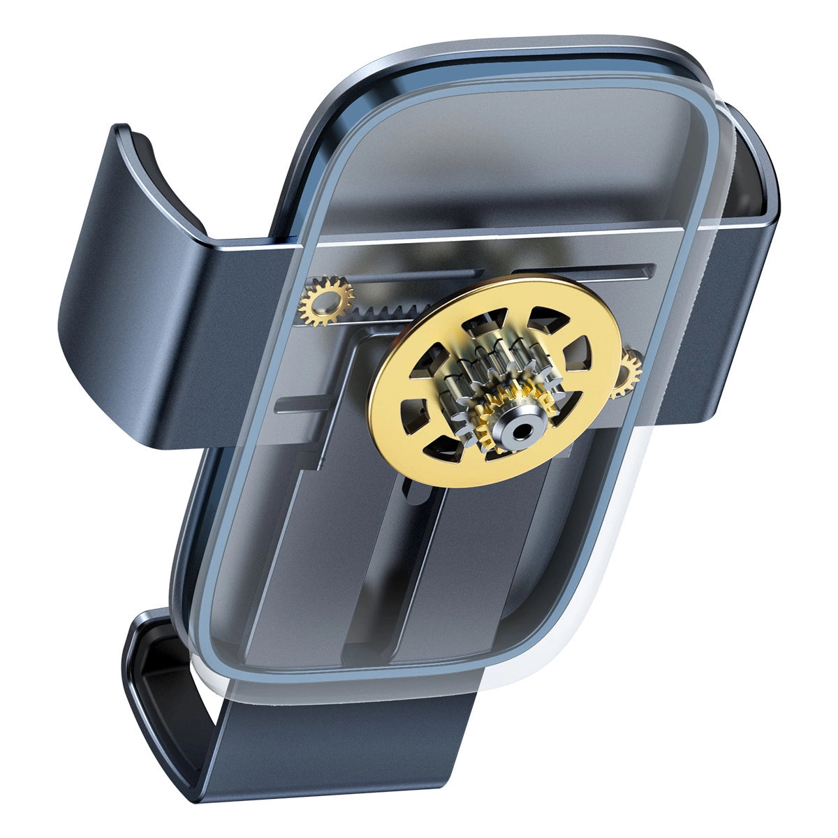 Baseus Metal Age II Gravitational Car Holder on ventilation grid (gray)_8