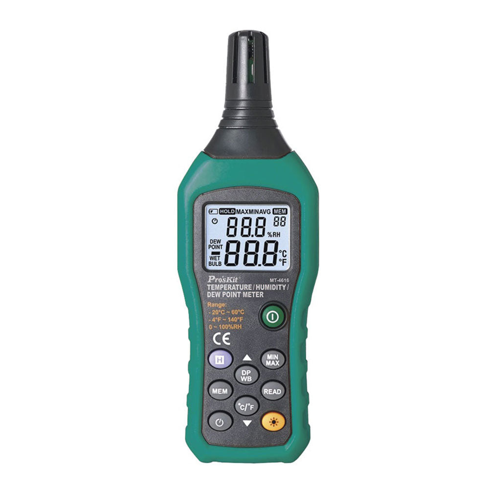 Medidor de temperatura, humidade relativa e ponto de orvalho_0