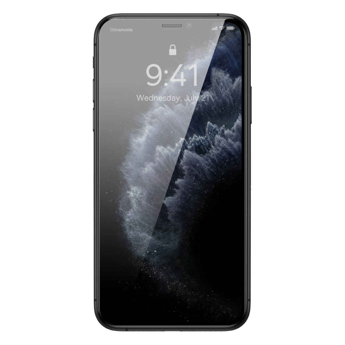 Baseus Privacy Anti Spy tempered glass for iPhone 11 Pro Max / iPhone XS Max with positioner_2