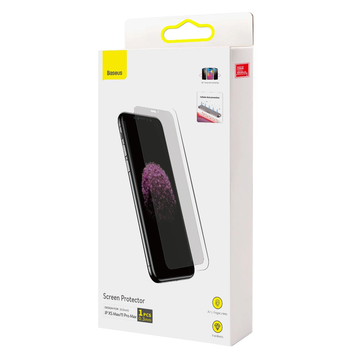 Baseus Privacy Anti Spy tempered glass for iPhone 11 Pro Max / iPhone XS Max with positioner_4