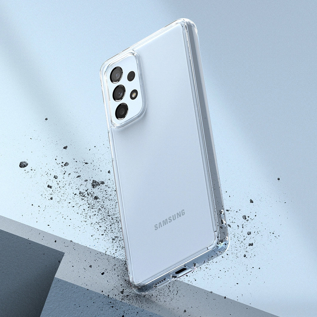 Ringke Fusion tpu case with frame for Samsung galaxy a73 transparent_4