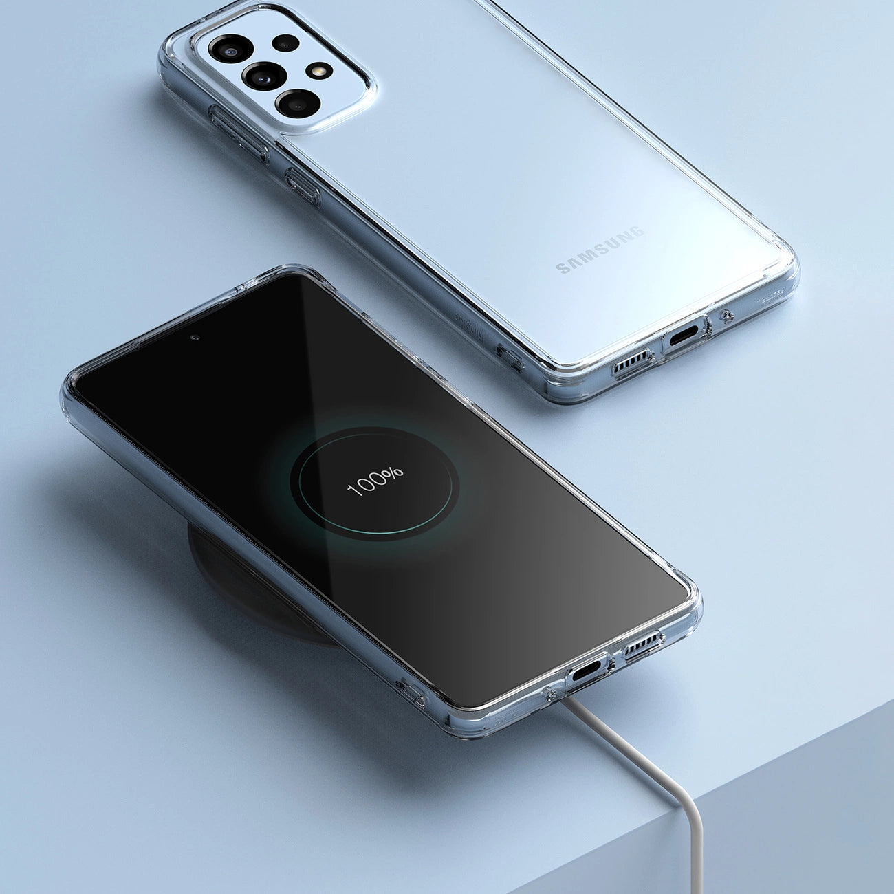 Ringke Fusion tpu case with frame for Samsung galaxy a73 transparent_6