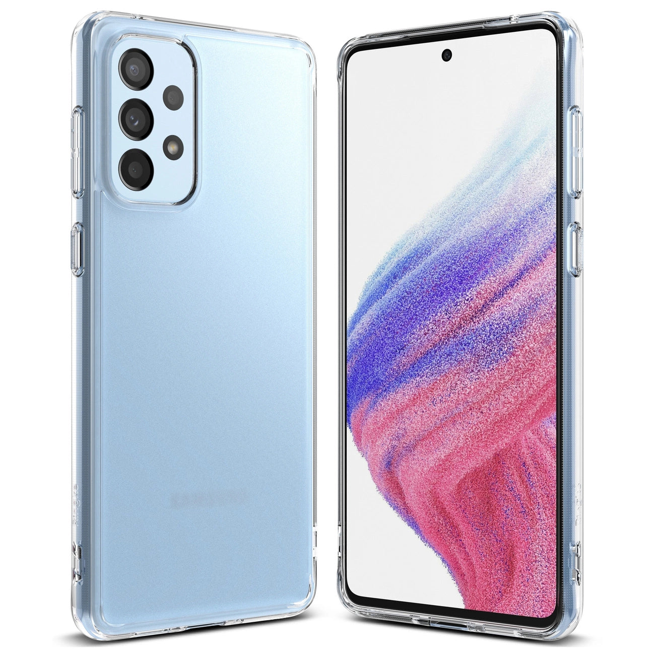 Ringke Fusion Matte tpu case with a translucent Samsung Galaxy A73 gel frame_0