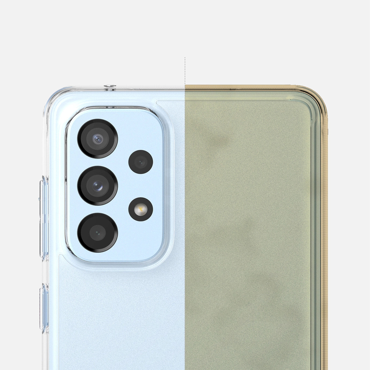 Ringke Fusion Matte tpu case with a translucent Samsung Galaxy A73 gel frame_9