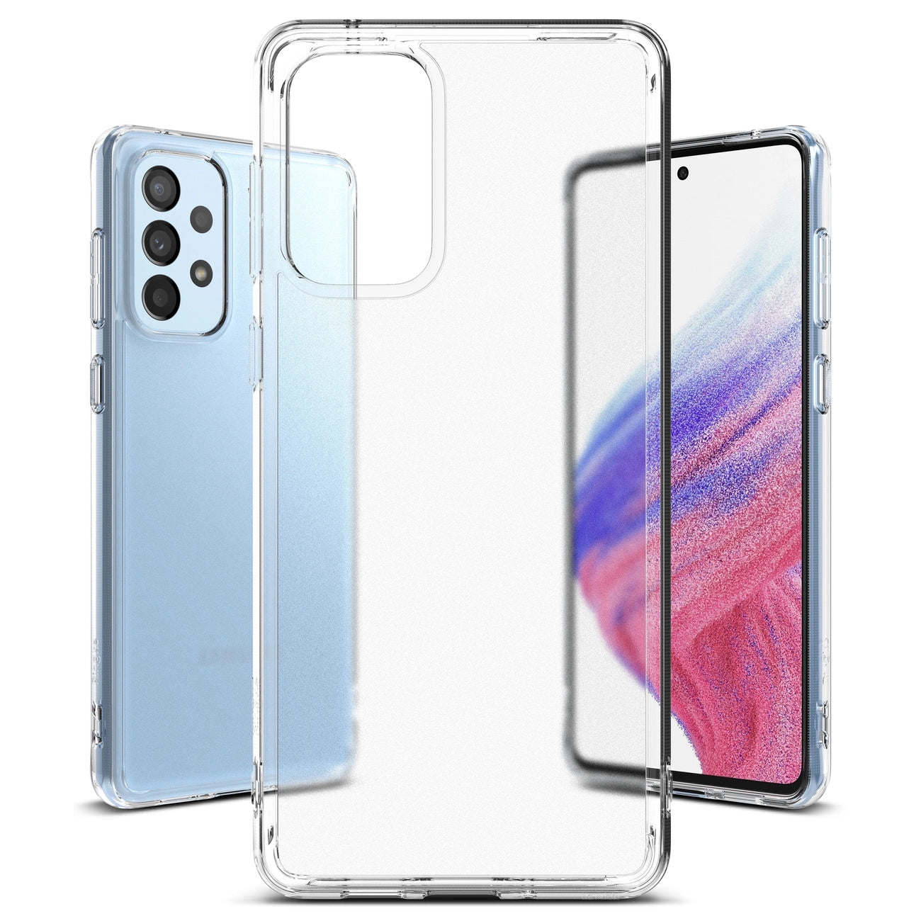 Ringke Fusion Matte tpu case with a translucent Samsung Galaxy A73 gel frame_1