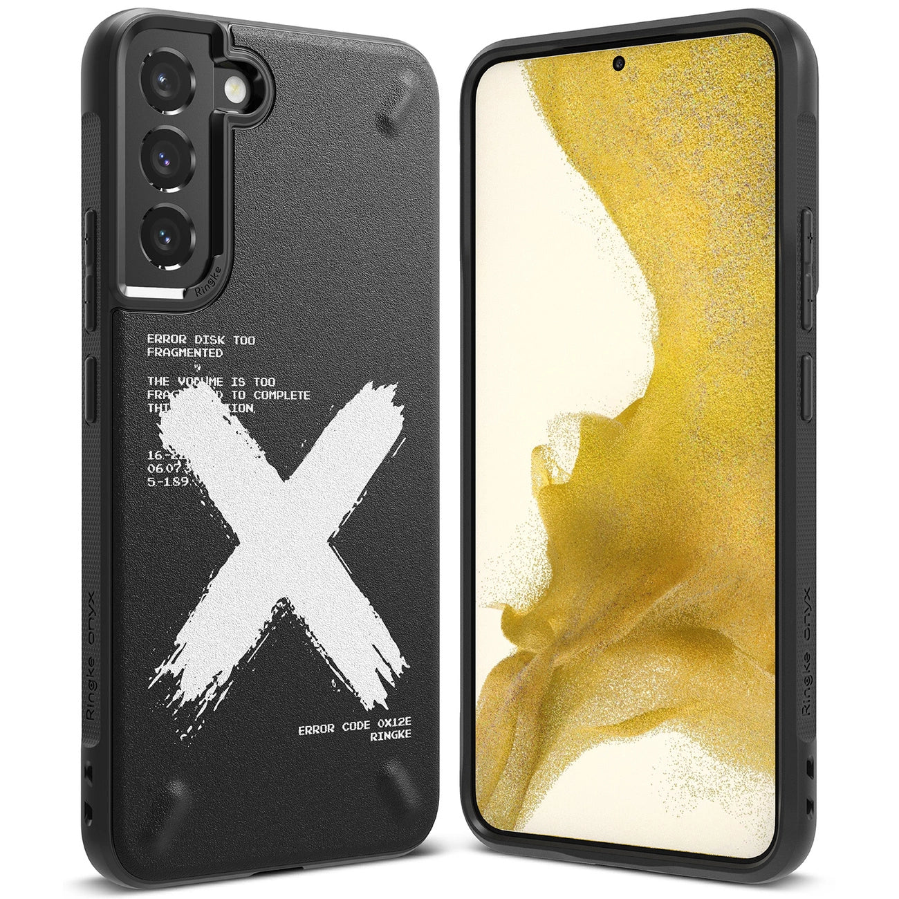 Ringke Onyx Design Durable Cover Case for Samsung Galaxy S22 + (S22 Plus) black (X) ()_0