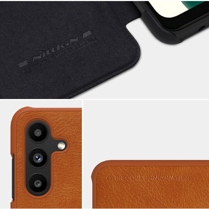 Nillkin Qin leather holster case for Samsung Galaxy A13 5G brown_15